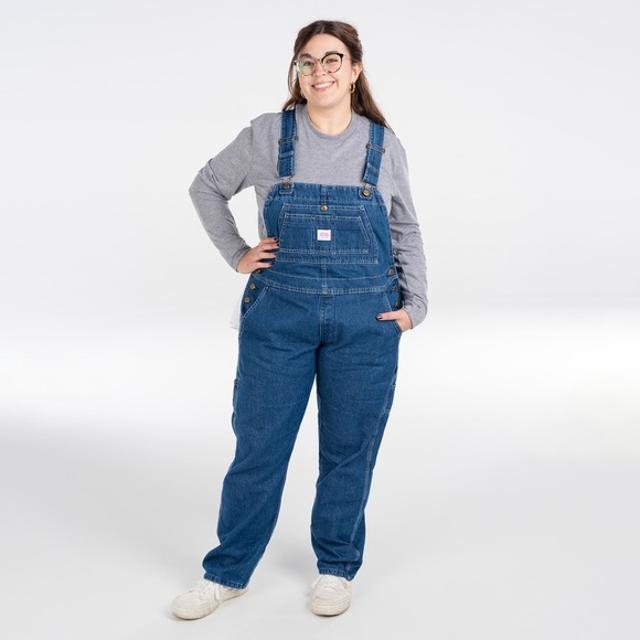 Vintage Key Women's Blue Denim Overalls Size 12 Tall - Picture 1 of 13